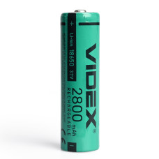 Акумулятор Videx літій-іонний 18650 (без захисту) 2800mAh bulk