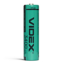 Акумулятор Videx літій-іонний 18650 (без захисту) 3400mAh bulk