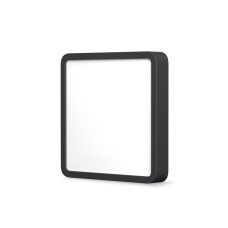 LED Світильник квадрат накладний VIDEX 18W 5000K Black