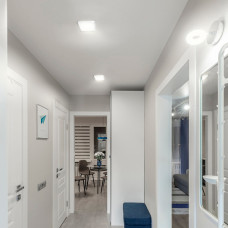 LED Світильник квадрат накладний VIDEX 18W 5000K White