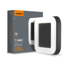 LED світильник ART IP65 квадратний VIDEX 30W 5000K Black VL-BHFS-305B