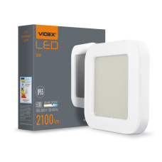 LED світильник ART IP65 квадратний VIDEX 30W 5000K VL-BHFS-305