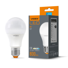LED лампа VIDEX A60e 8W E27 4100K