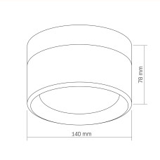 LED світильник IP65 круглий VIDEX BHD01 9W 2800-4000-6000K White