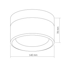 LED світильник IP65 круглий VIDEX BHD01 9W 2400-3200-4300K Black