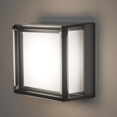 LED світильник IP65 квадратний VIDEX BHD02 9W 2400-3200-4300K Black