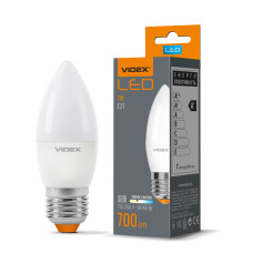 LED лампа VIDEX C37e 7W E27 3000K