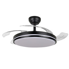 LED Світильник з вентилятором VIDEX CLF01 60W 3000K-4200K-6000K Black