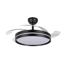 LED Світильник з вентилятором VIDEX CLF06 60W 3000K-4200K-6000K Black