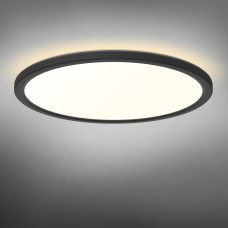 LED світильник з декоративною підсвіткою VIDEX DL5R 22W 3000K-4000K-5000K Black