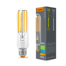 Світлодіодна лампа VIDEX Filament T38F 24W E27 5000K