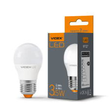 LED лампа VIDEX Filament G45e 3.5W E27 3000K