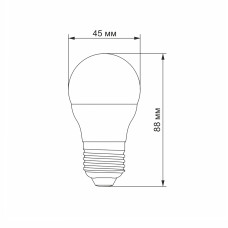 LED лампа VIDEX Filament G45e 7W E27 4100K
