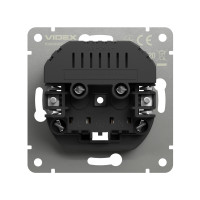 Розетка одинарна із заземленням USB-A+C 20W мокко VIDEX NOTA (VF-NT-SK1GUC-BR)