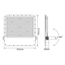 LED прожектор VIDEX PREMIUM F2 400W 5000K 220V VL-F2-4005G