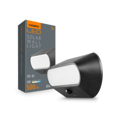 LED світильник автономний настінний IP54 VIDEX VL-BHSO-001-S 500Lm 5000K