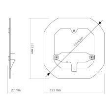 LED модуль для світильників 32W VIDEX VL-MLC-32C 3000-4000-6500K