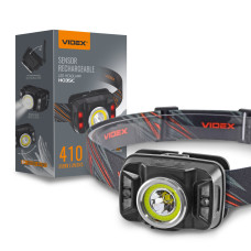 Налобний світлодіодний ліхтарик VIDEX VLF-H035C 410Lm 5000K