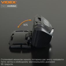 Налобний світлодіодний ліхтарик VIDEX VLF-H055D 500Lm 5000K