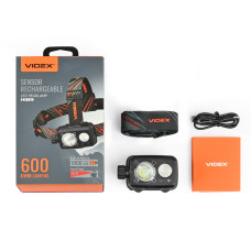 Налобний світлодіодний ліхтарик VIDEX VLF-H189 600Lm 5000K