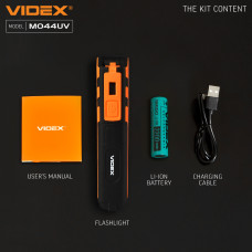 Портативний світлодіодний ліхтарик VIDEX VLF-M044UV 400Lm