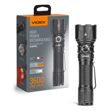 Портативний світлодіодний ліхтарик VIDEX VLF-A376 3600Lm 5000K