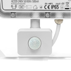 LED прожектор VIDEX F5 100W 3000-5000-6500K з датчиком руху 230V White (VL-F5-100CW-S)