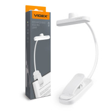 LED Світильник акумуляторний для читання VIDEX VL-NL134W White
