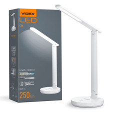 LED лампа настiльна з акумулятором VIDEX VL-TF16W 5W 1800-5000K