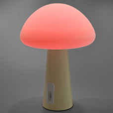 LED лампа настiльна з акумулятором VIDEX VL-TF25BG 4W 3000-6500K+RGB Beige