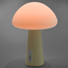 LED лампа настiльна з акумулятором VIDEX VL-TF25BG 4W 3000-6500K+RGB Beige