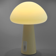 LED лампа настiльна з акумулятором VIDEX VL-TF25BG 4W 3000-6500K+RGB Beige