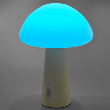 LED лампа настiльна з акумулятором VIDEX VL-TF25BG 4W 3000-6500K+RGB Beige