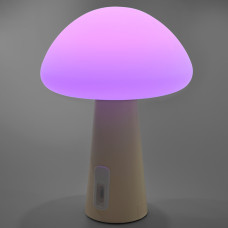 LED лампа настiльна з акумулятором VIDEX VL-TF25BG 4W 3000-6500K+RGB Beige