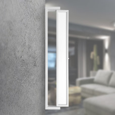 LED світильник настінний з сенсором VIDEX WL02 18W 2800K-4000K-6000K White (VL-WL02-18CSW)