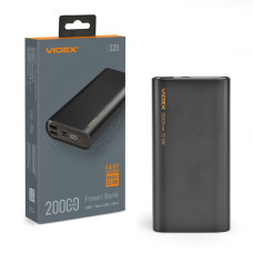 Повербанк 20000mAh VIDEX VPB-320 22.5W Black