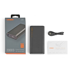 Повербанк 20000mAh VIDEX VPB-320 22.5W Black