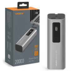 Повербанк 20000mAh VIDEX VPB-366 165W PD100W +Display