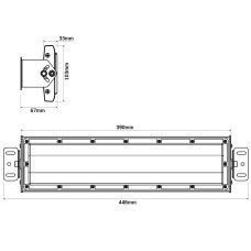 LED світильник висотний лінійний VIDEX HBL02 50W 5000K 230V (VL-HBL02-0505B)