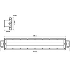 LED світильник висотний лінійний VIDEX HBL02 100W 5000K 230V (VL-HBL02-1005B)
