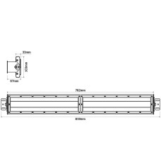 LED світильник висотний лінійний VIDEX HBL02 150W 5000K 230V (VL-HBL02-1505B)