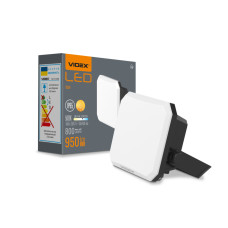 LED прожектор VIDEX F3 10W 5000K 220V Black (VLE-F3-0105B)