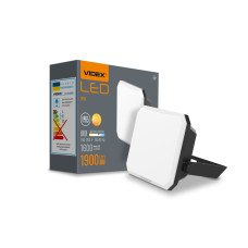 LED прожектор VIDEX F3 20W 5000K 220V Black (VLE-F3-0205B)