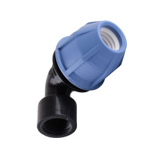 Коліно ПНД VSplast 20х1/2" ** ВР 4002
