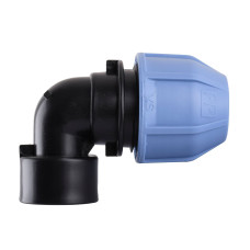 Коліно ПНД VSplast 25х3/4" ** ВР 4002