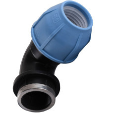 Коліно ПНД VSplast 50х1 1/4" ** ВР 4002