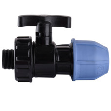 Кран кульовий ПНД Vsplast 25*3/4 '' ЗР 6003
