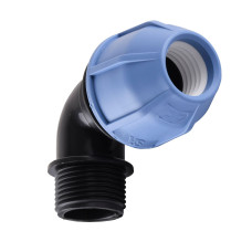 Коліно ПНД Vsplast 25*1  '' ** ЗР 4003