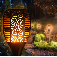 Водонепроникний ліхтар на сонячній батареї з ефектом полум'я Solar flame led light