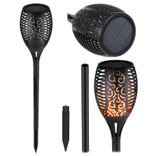 Водонепроникний ліхтар на сонячній батареї з ефектом полум'я Solar flame led light